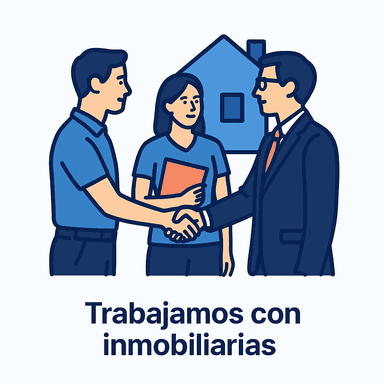 Trabajamos con inmobiliarias